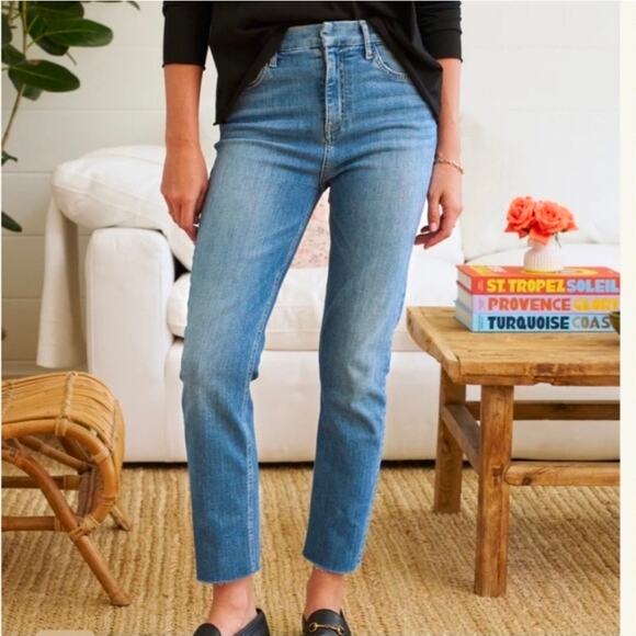 Frank & Eileen DERRY F&E Signature Jeans High Rise Raw Hem - Picture 1 of 14